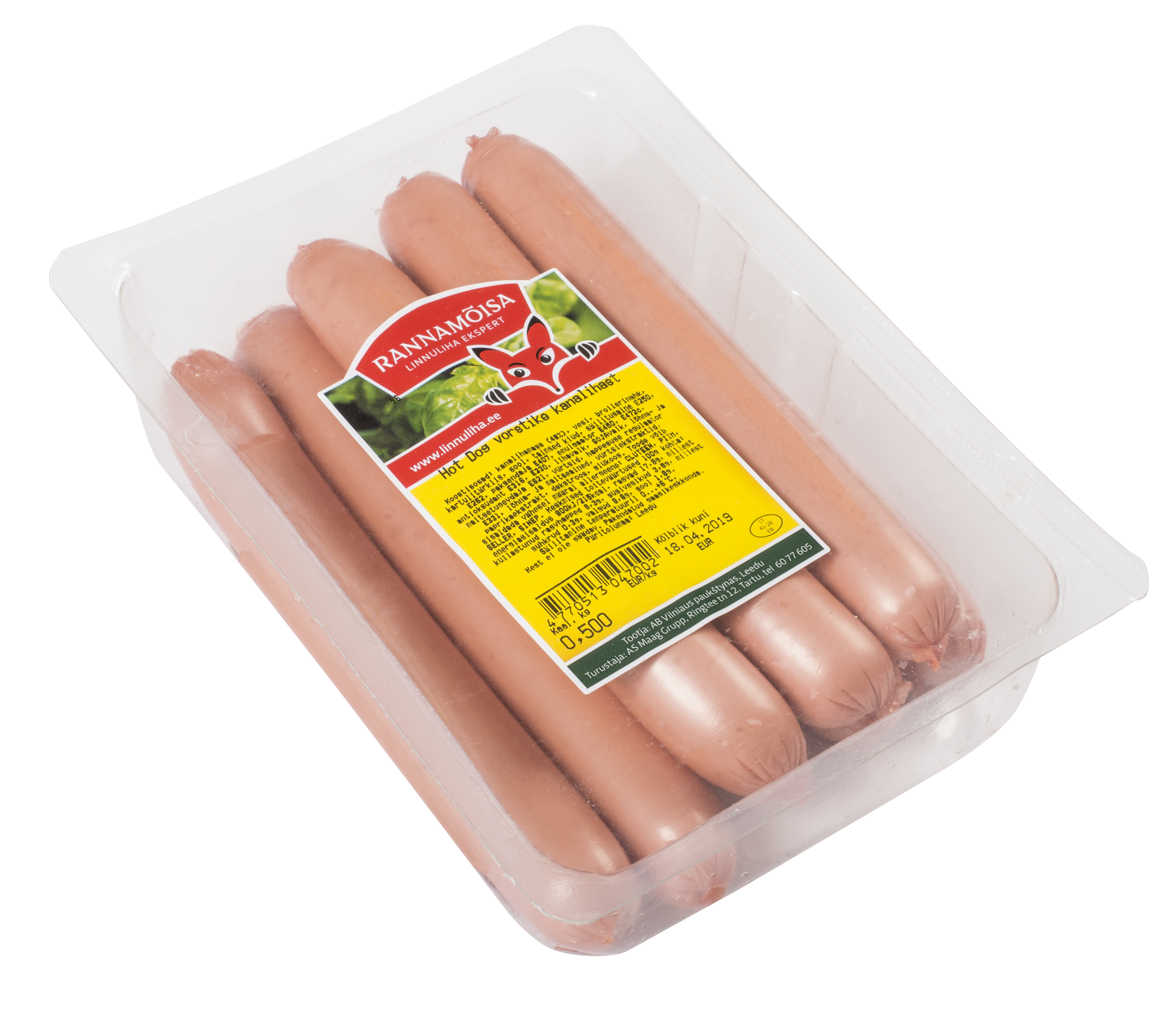  Hot Dog vorstike kanalihast Rannamõisa